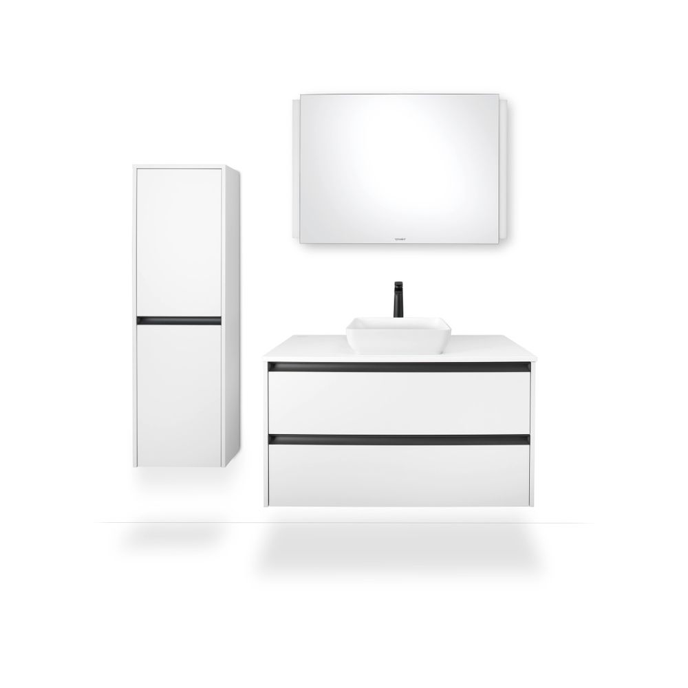 Duravit Sivida Aufsatzbecken 400mm, Weiß Seidenmatt, DuroCast Plus, eckig, ohne Übe... DURAVIT-2660013200 4067116415995 (Abb. 2)