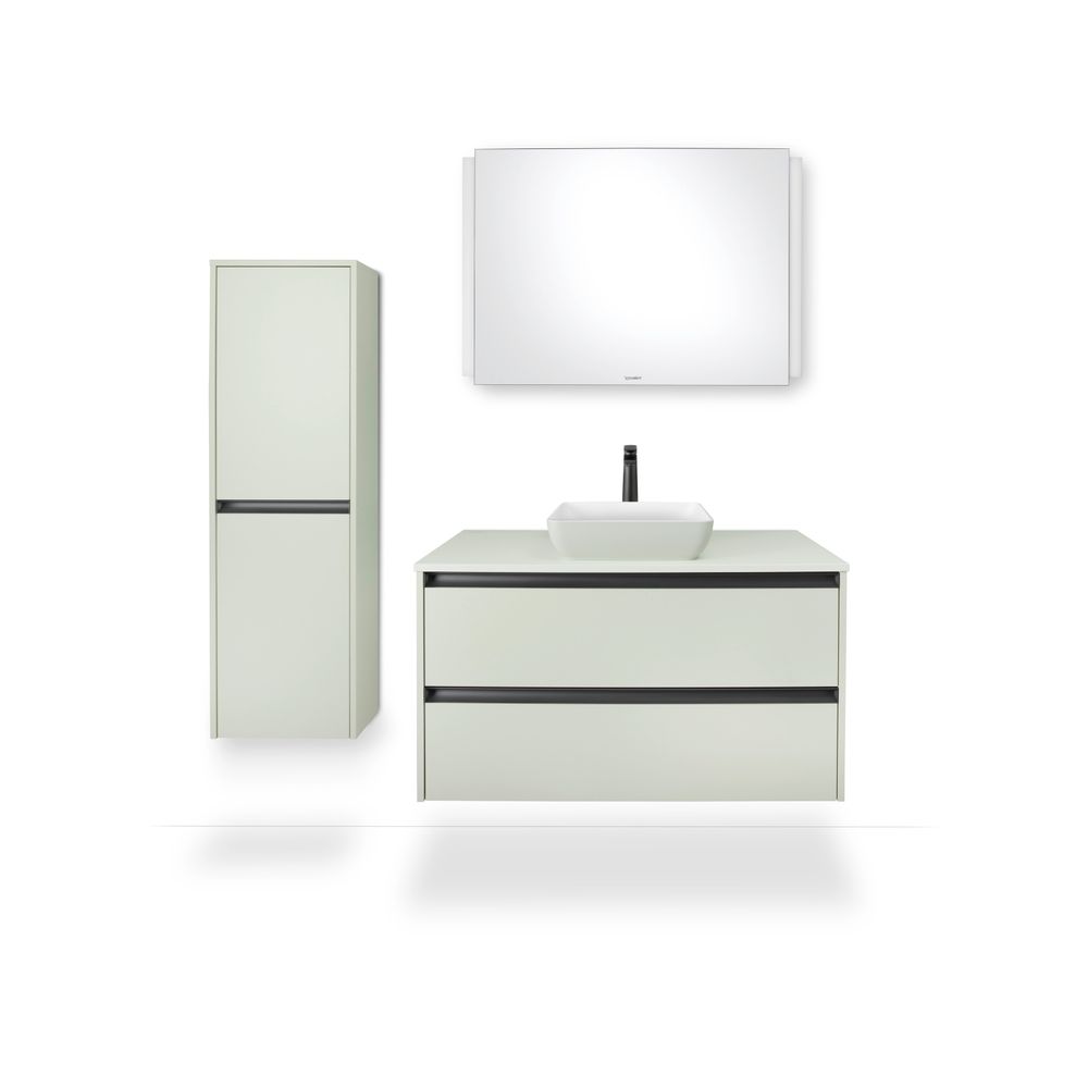 Duravit Sivida Aufsatzbecken 400mm, Weiß Seidenmatt/Blassgrün Matt, DuroCast Plus, ... DURAVIT-266001FH00 4067116416015 (Abb. 2)