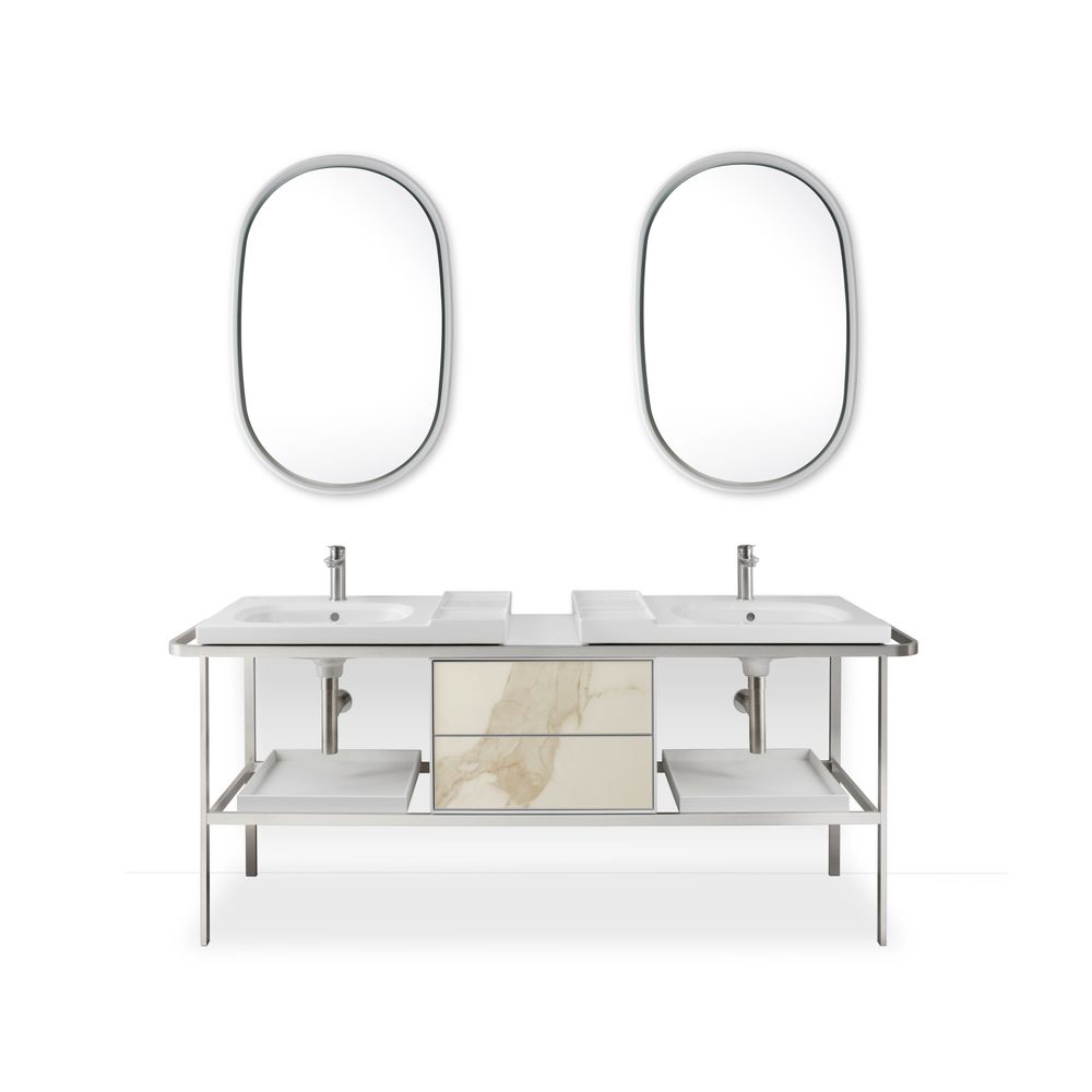Duravit Universal Designsiphon Edelstahl gebürstet, Messing, waagerecht, geeignet f... DURAVIT-0050367000 4067116087147 (Abb. 4)