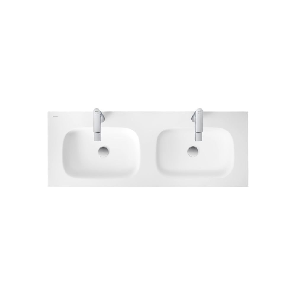 Duravit Sivida Waschtisch 485x1290x110mm Weiß Seidenmatt rechteckig 1 HL L/R ohne Ü... DURAVIT-2650043200 4067116415926 (Abb. 2)