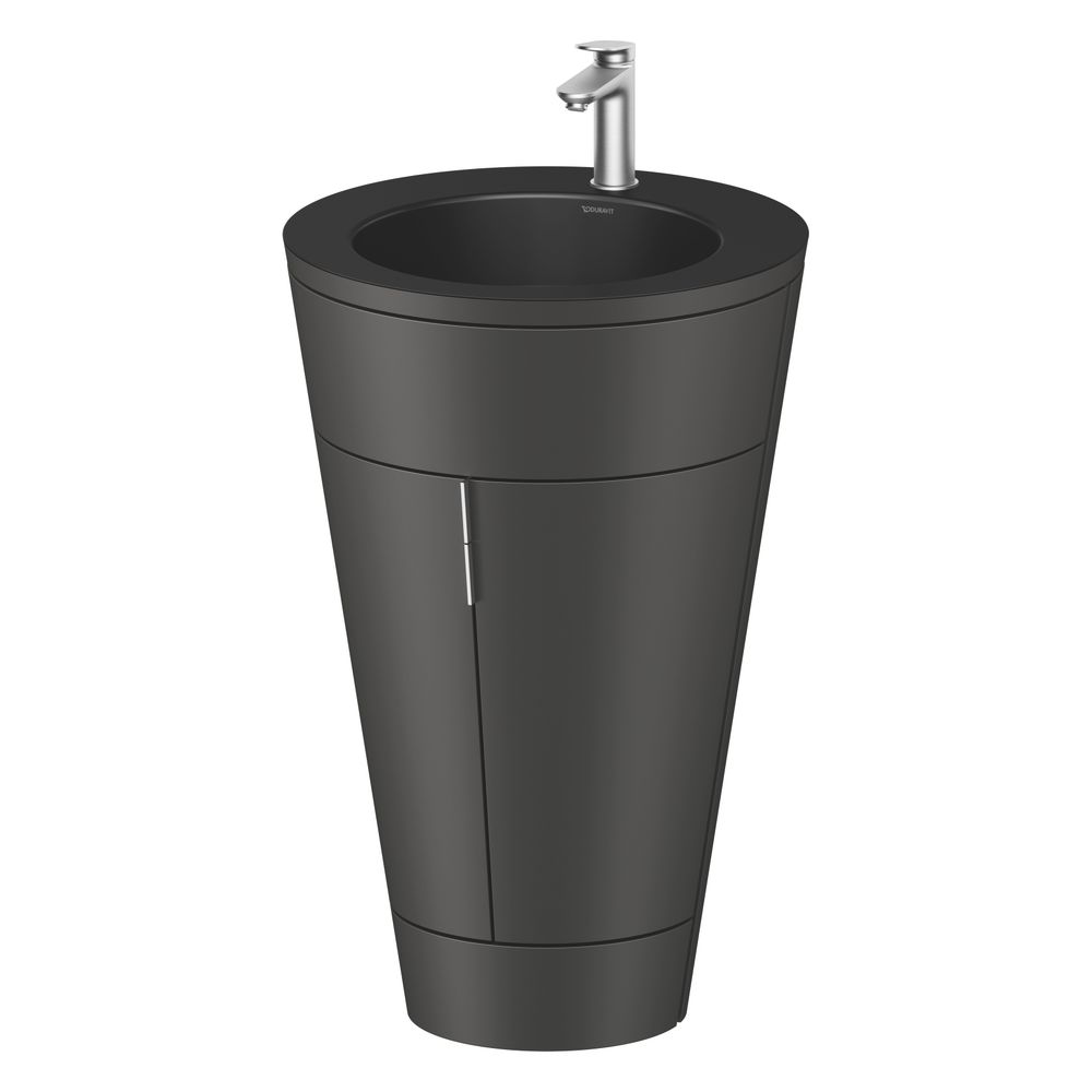 Duravit Starck 1 Waschtisch-Set C-bonded bds Lack 605x560x864mm, Graphit SM/Ma... DURAVIT-S19514O70580000 4067116426458 (Abb. 4)