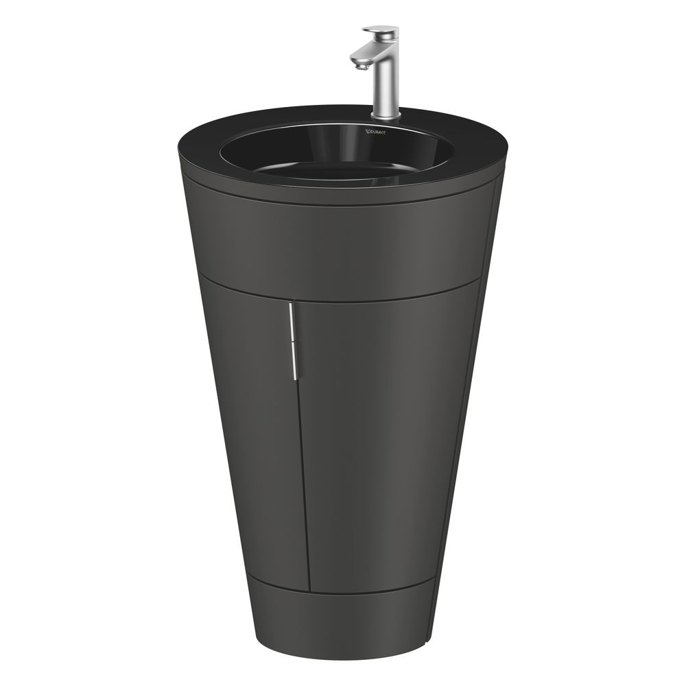 Duravit Starck 1 Waschtisch-Set C-bonded bds Lack 605x560x864mm, Graphit SM/Sc... DURAVIT-S19515O70580000 4067116426830 (Abb. 4)