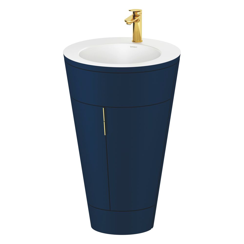 Duravit Starck 1 Waschtisch-Set C-bonded bds Lack 605x560x864mm, Nachtblau SM/... DURAVIT-S19512O34980010 4067116422825 (Abb. 4)