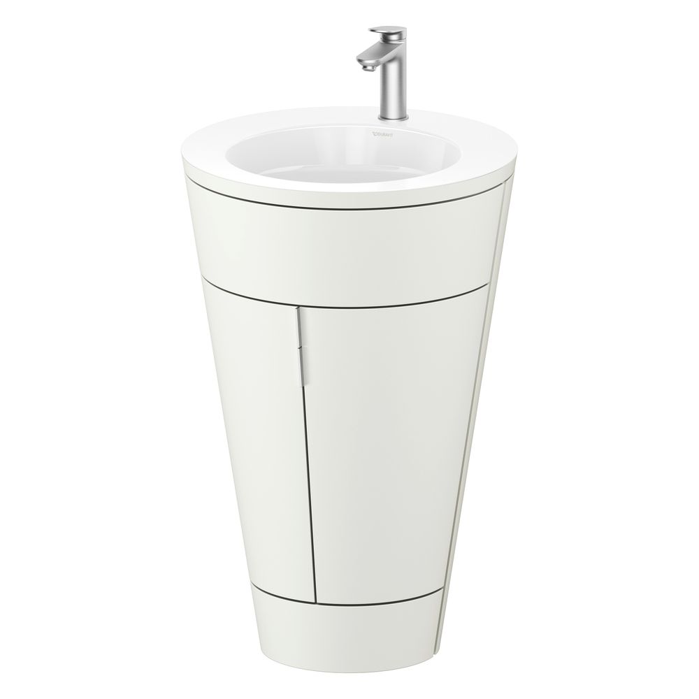 Duravit Starck 1 Waschtisch-Set C-bonded bds Lack 605x560x864mm, Nordic Weiß S... DURAVIT-S19513O70390010 4067116425635 (Abb. 4)