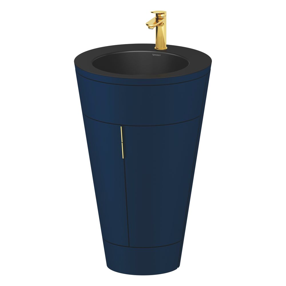 Duravit Starck 1 Waschtisch-Set C-bonded bds Lack 605x560x864mm, Nachtblau SM/... DURAVIT-S19514O34980000 4067116426410 (Abb. 4)