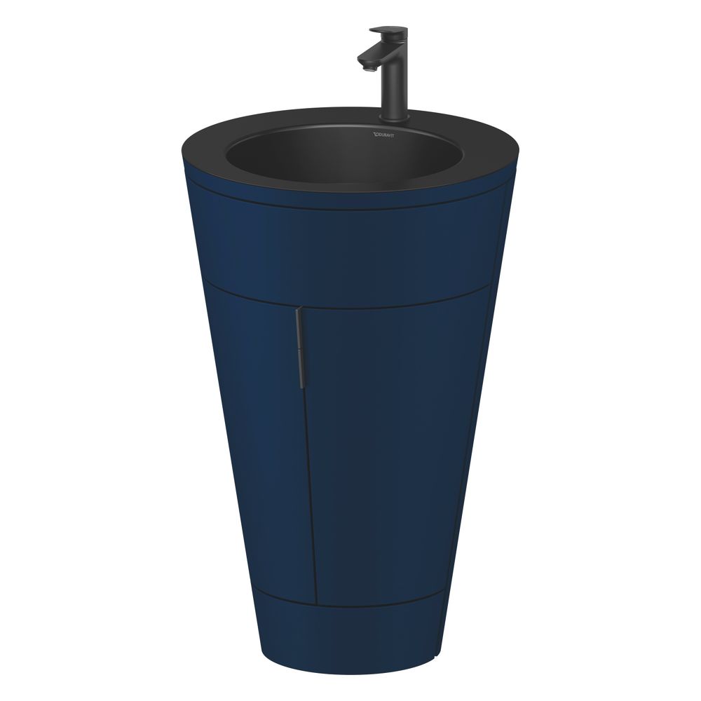 Duravit Starck 1 Waschtisch-Set C-bonded bds Lack 605x560x864mm, Nachtblau SM/... DURAVIT-S19514OBD980000 4067116426564 (Abb. 4)