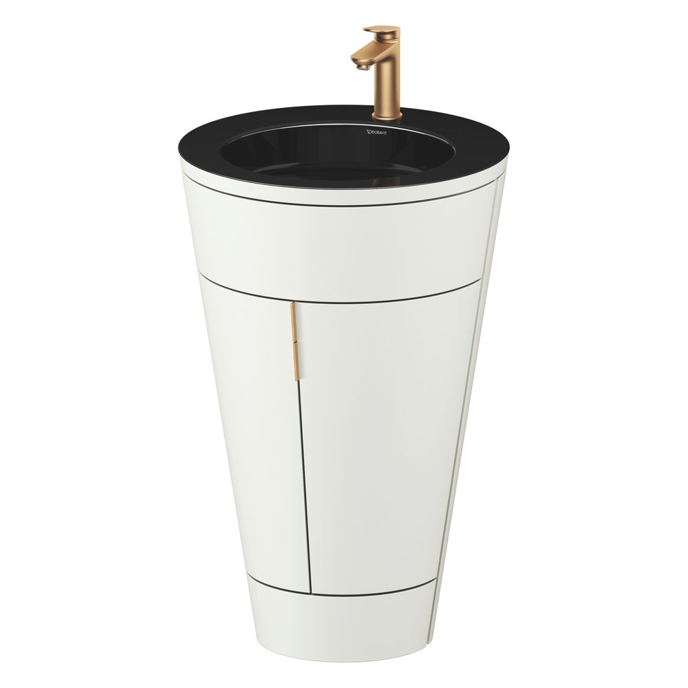Duravit Starck 1 Waschtisch-Set C-bonded bds Lack 605x560x864mm, Nordic Weiß S... DURAVIT-S19515O04390010 4067116427370 (Abb. 4)