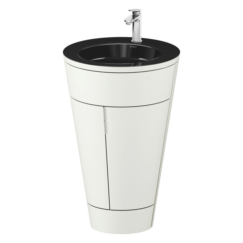 Duravit Starck 1 Waschtisch-Set C-bonded bds Lack 605x560x864mm, Nordic Weiß S... DURAVIT-S19515O10390010 4067116427455 (Abb. 4)