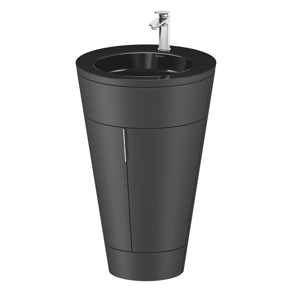 Duravit Starck 1 Waschtisch-Set C-bonded bds Lack 605x560x864mm, Graphit SM/Sc... DURAVIT-S19515O10580000 4067116421132 (Abb. 4)