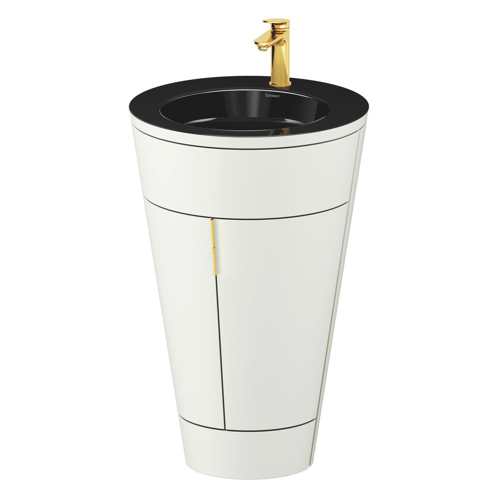 Duravit Starck 1 Waschtisch-Set C-bonded bds Lack 605x560x864mm, Nordic Weiß S... DURAVIT-S19515O34390000 4067116426731 (Abb. 4)