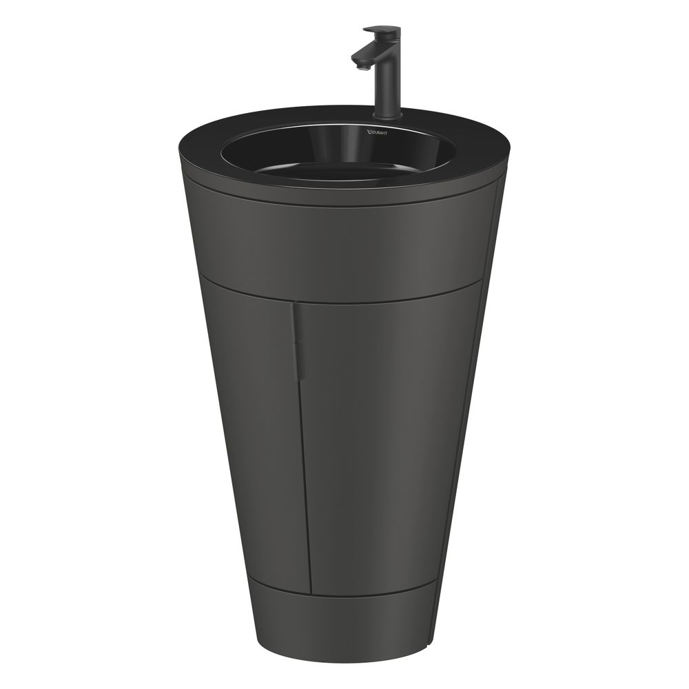 Duravit Starck 1 Waschtisch-Set C-bonded bds Lack 605x560x864mm, Graphit SM/Sc... DURAVIT-S19515OBD580000 4067116426915 (Abb. 4)