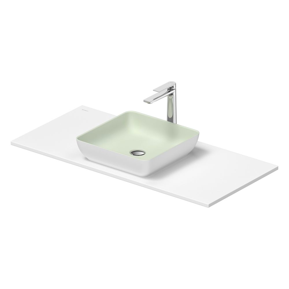 Duravit Sivida Aufsatzbecken mit Konsole 500x1080x123mm, Eckig, 1 Becken, 1 Waschpl... DURAVIT-268019FG00 4067116431605 (Abb. 3)