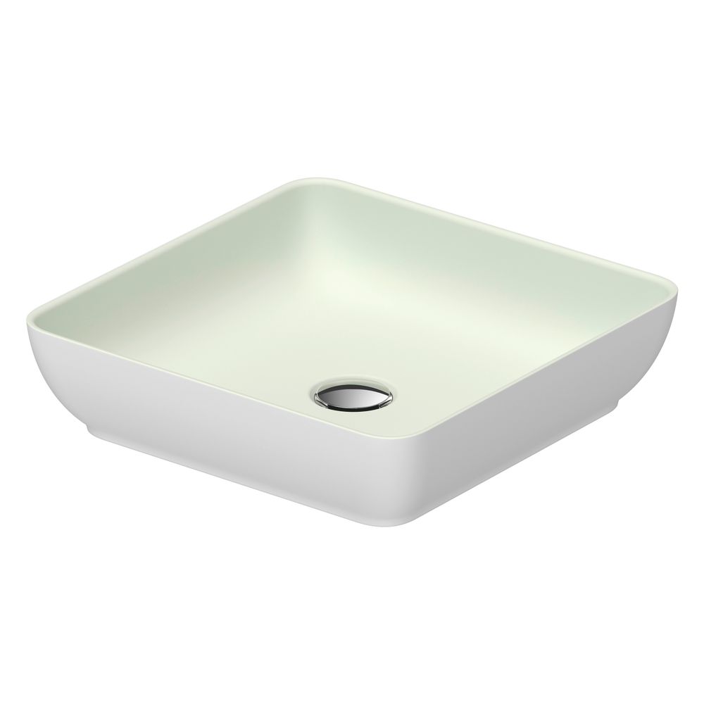 Duravit Sivida Aufsatzbecken 400mm, Blassgrün Matt/Weiß Seidenmatt, DuroCast Plus, ... DURAVIT-266001FG00 4067116416022 (Abb. 5)