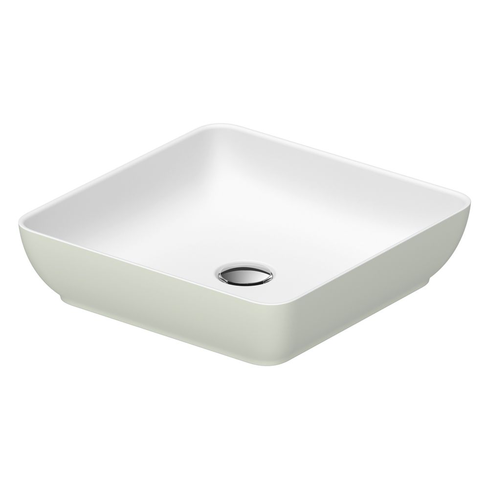 Duravit Sivida Aufsatzbecken 400mm, Weiß Seidenmatt/Blassgrün Matt, DuroCast Plus, ... DURAVIT-266001FH00 4067116416015 (Abb. 5)
