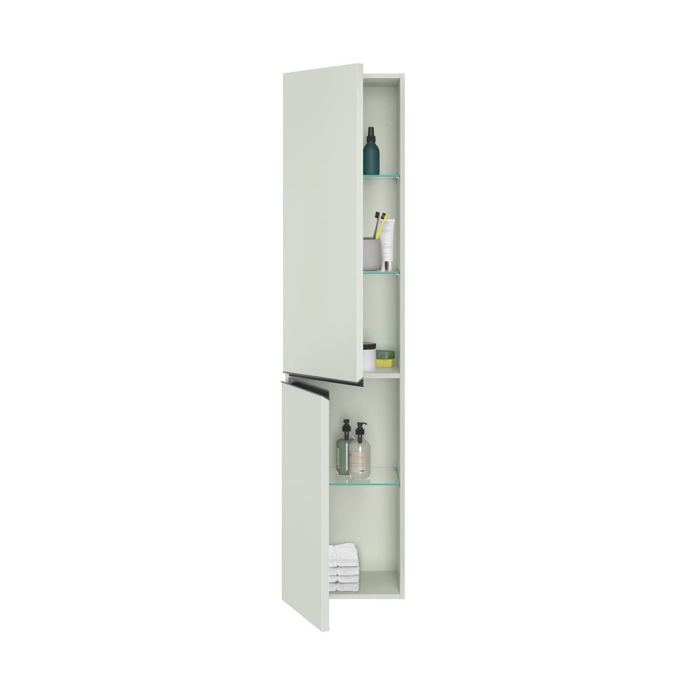Duravit Sivida Hochschrank Dekor 374x400x1770mm Blassgrün Matt, 2 Tür L, Griff... DURAVIT-SV1370LBDHH0000 4067116399608 (Abb. 4)