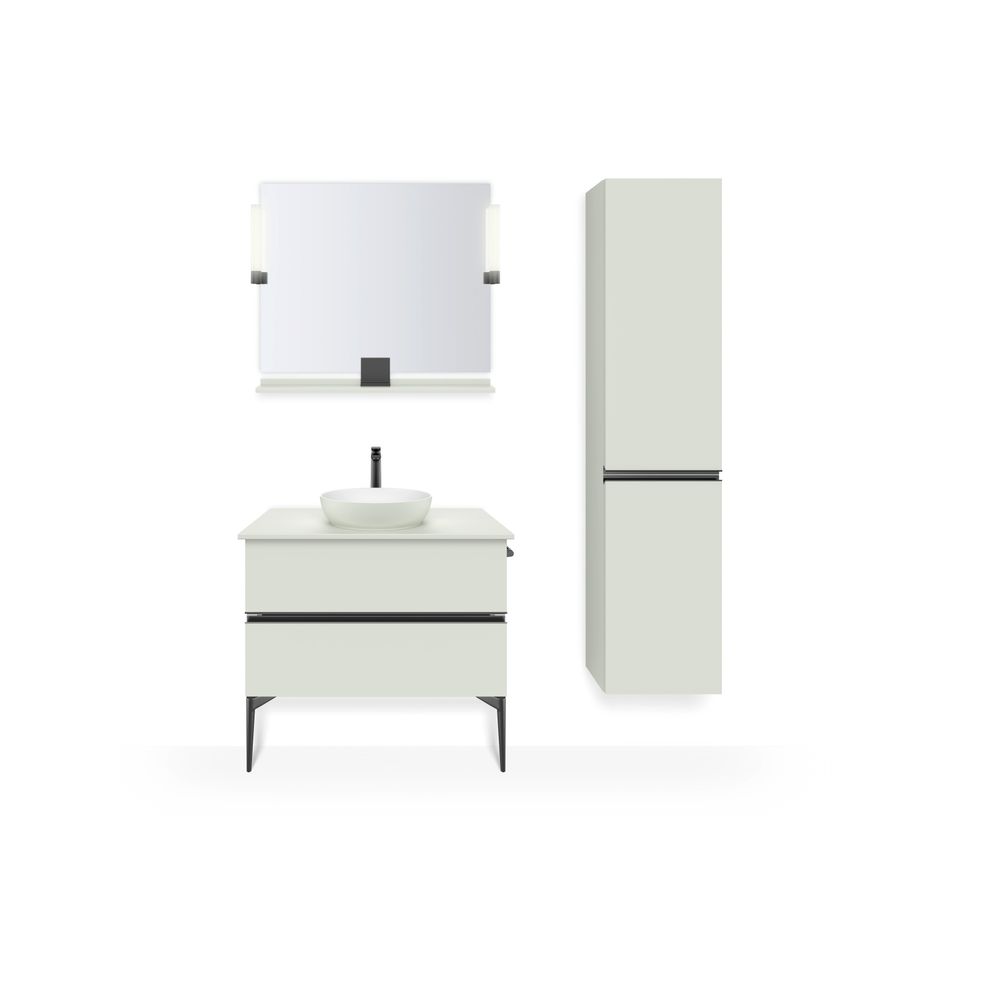 Duravit Sivida Aufsatzbecken mit Konsole 500x880x123mm Rund 1 Becken 1 Waschplatz B... DURAVIT-268013FH00 4067116431643 (Abb. 5)