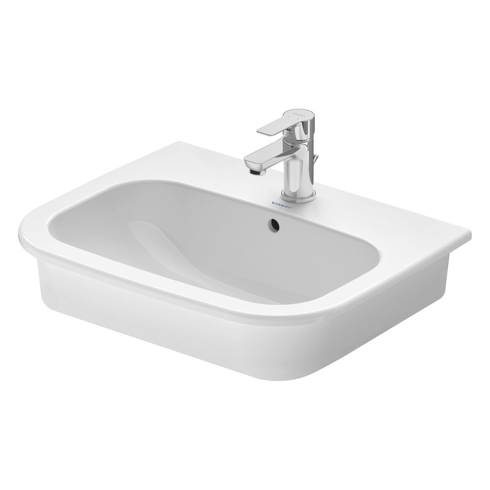 Duravit D-Code Einbauwaschtisch 435x545x195mm, Weiß Hochglanz, mit HLB/Überlauf, 1 ... DURAVIT-0337540000 4021534344077 (Abb. 4)