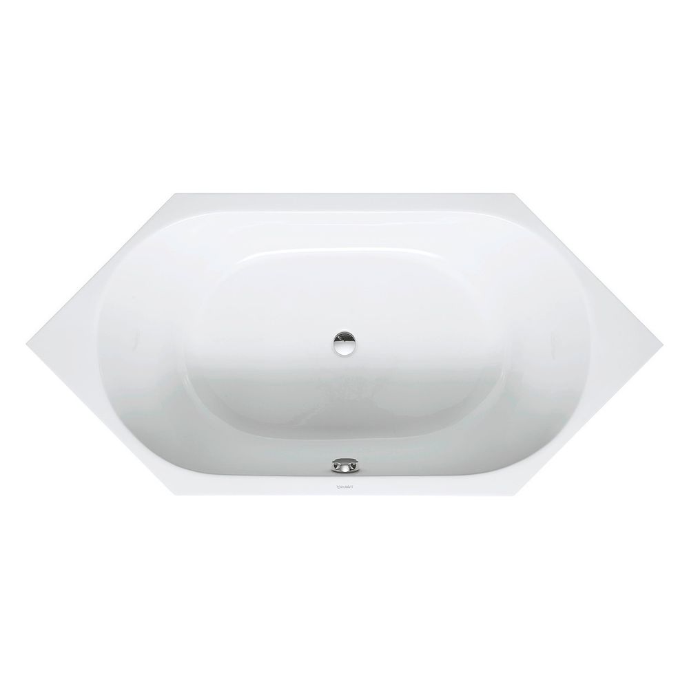 Duravit D-Code Badewanne 420x900x1900mm, 140l, Weiß glänzend, Sechseckig, Einb... DURAVIT-700138000000000 4021534394294 (Abb. 4)