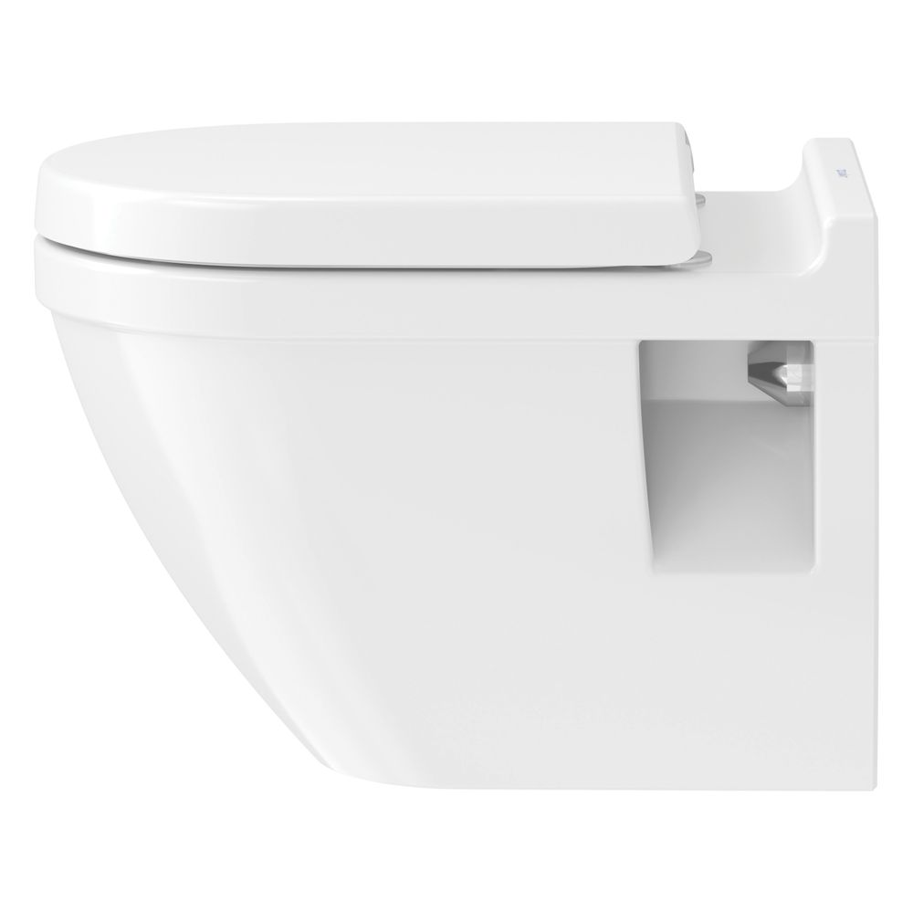 Duravit Starck 3 Wand-WC 540x365x355mm, Weiß Hochglanz, 6l, WonderGliss, Flachspül... DURAVIT-22010900001 4021534223648 (Abb. 4)
