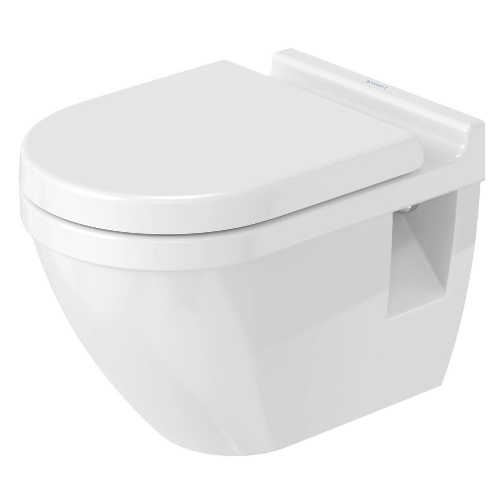 Duravit Starck 3 Wand-WC 540x365x355mm, Weiß Hochglanz, 6l, WonderGliss, Flachspül... DURAVIT-22010900001 4021534223648 (Abb. 6)