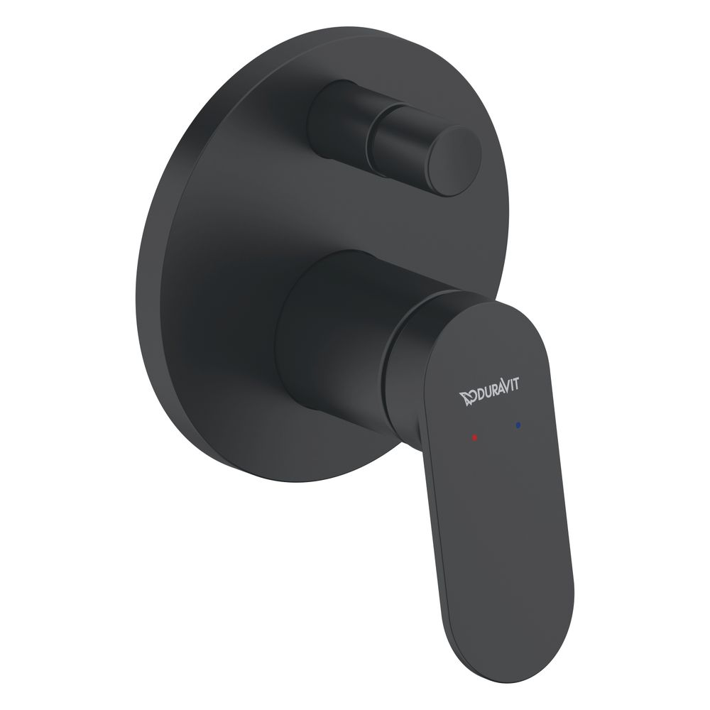 Duravit Wave Einhebelmischer Unterputz Set, 2 Verbraucher, Mattschwarz, 24l/min, ... DURAVIT-WA4210008046 4067116463767 (Abb. 3)