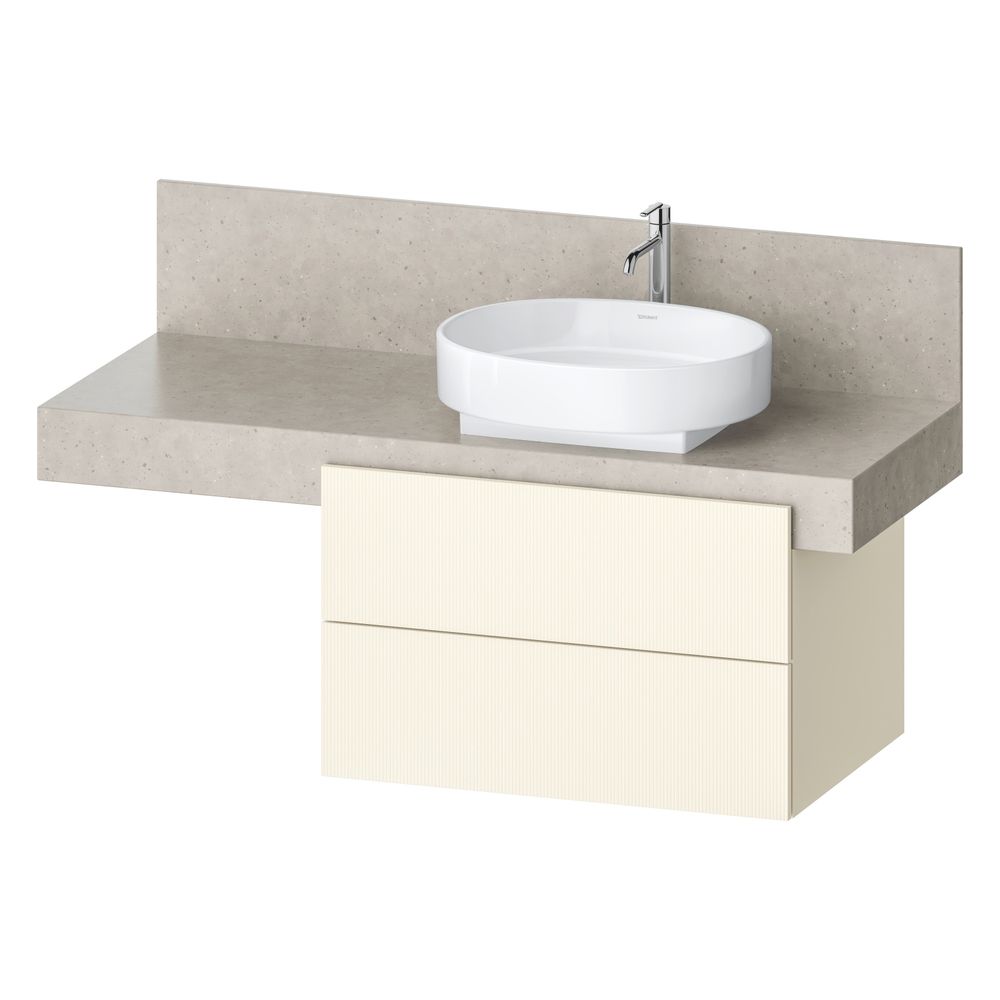 Duravit Balcoon Konsolen-Waschtischunterbau wandh. 570x800x522mm Schieferbraun... DURAVIT-BA50330JGIG0000 4067116473407 (Abb. 3)