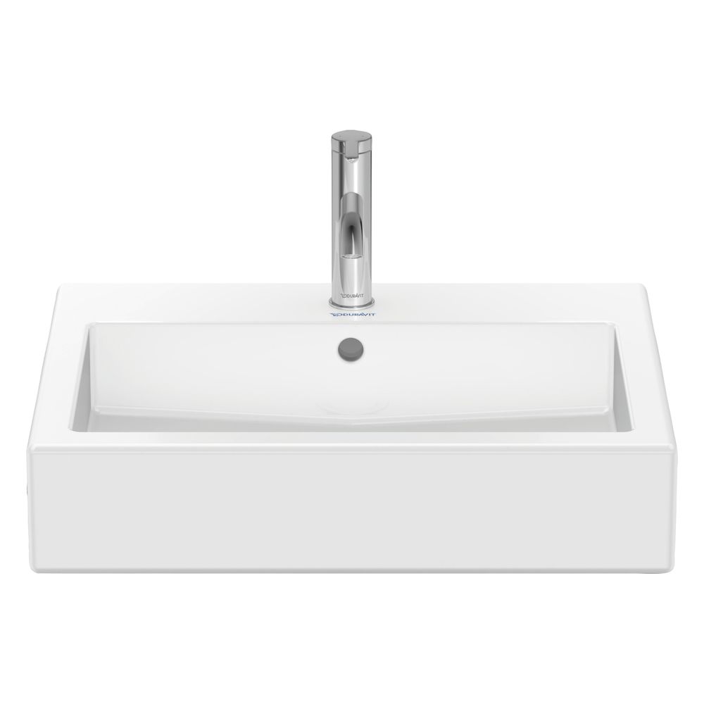 Duravit Vero Waschtisch 470x600x165mm mit HLB Aufsatz, Weiß Hochglanz, Rechteckig,... DURAVIT-0454600000 4021534217265 (Abb. 10)