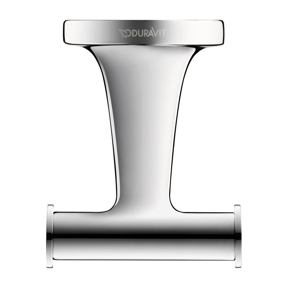 Duravit Starck T Handtuchhaken 76x60x50mm, Chrom glänzend... DURAVIT-0099301000 4053424693774 (Abb. 1)
