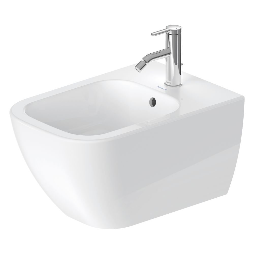 Duravit Happy D.2 Wandbidet 540x365x285mm, Weiß Hochglanz, 1 HL, HLB, Überlauf, ver... DURAVIT-2258150000 4021534855870 (Abb. 6)