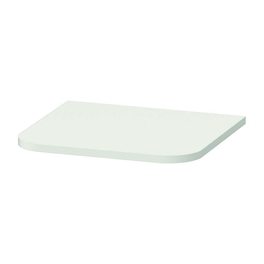 Duravit Happy D.2 Abdeckplatte, Halbrund, 364x403x16mm, Nordic Weiß SDM, mit Befes... DURAVIT-HP030003939 4053424872506 (Abb. 1)