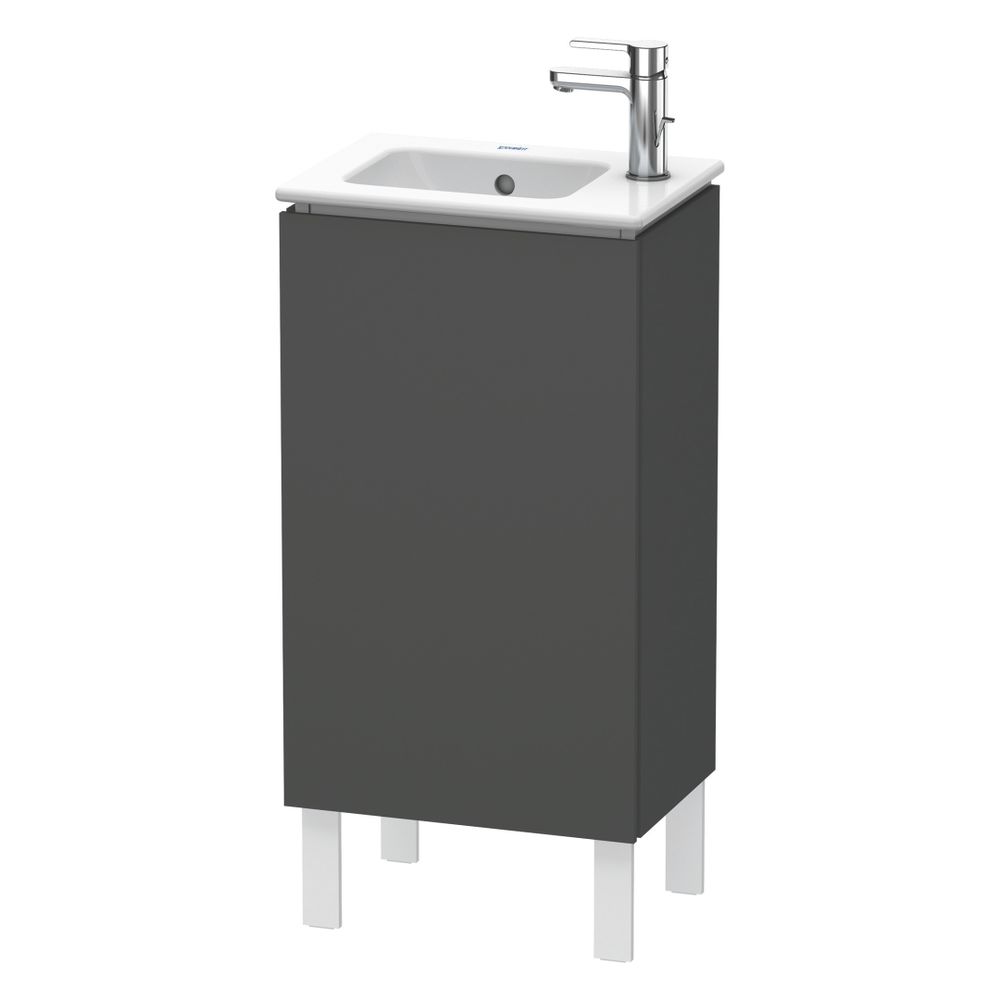 Duravit L-Cube Waschtischunterbau bodenstehend 294x420x704mm, R Graphit Matt/ Grif... DURAVIT-LC6273R4949 4053424130279 (Abb. 8)