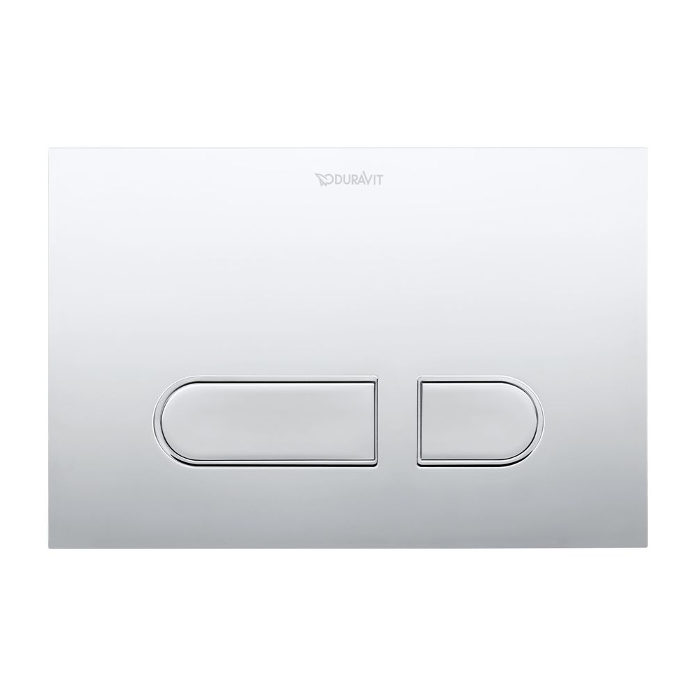Duravit DuraSystem A1 Betätigungsplatte mechanisch für WC Dual Flush Aufgesetzt/F... DURAVIT-WD5001021000 4053424507309 (Abb. 2)