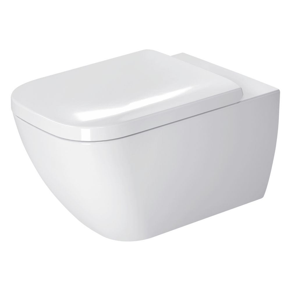 Duravit Happy D.2 Wand-WC 540x365x335mm, Weiß Hochglanz, 4,5l, Tiefspüler, geschlos... DURAVIT-2221090000 4021534848926 (Abb. 7)