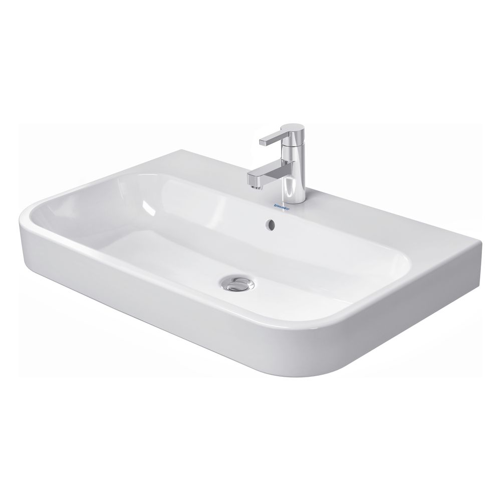 Duravit Happy D.2 Waschtisch 505x800x170mm, Weiß Hochglanz, Rechteckig, 1 Waschplat... DURAVIT-2318800000 4021534855955 (Abb. 7)