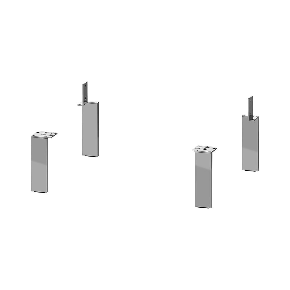 Duravit Universal Sockelfuß 10x44x152mm, Chrom HG, für Serie L-Cube, Brioso, C-bon... DURAVIT-UV999400000 4053424031019 (Abb. 1)