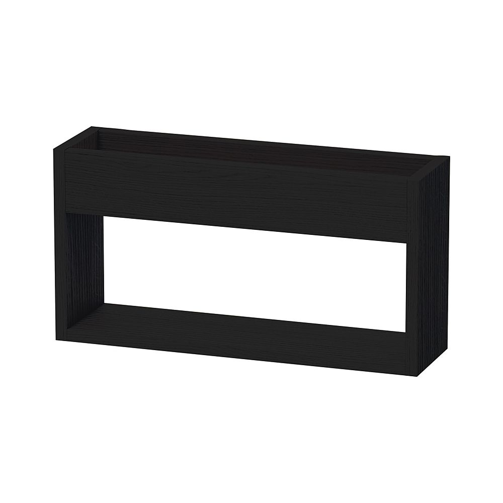 Duravit Ketho Wandregal 135x500x240mm, Eiche Schwarz, 1 offener Fächer, wandhäng. ... DURAVIT-KT253701616 4063382083791 (Abb. 1)