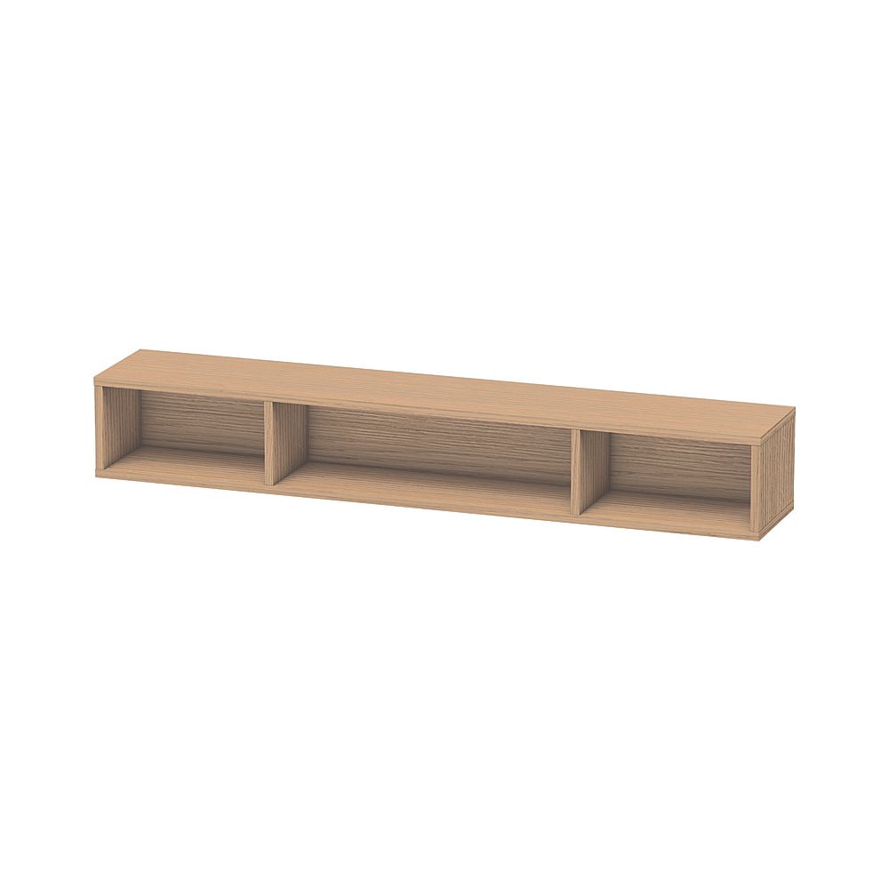 Duravit L-Cube Regalelement Wandmontage 140x800x120mm, Natur Eiche, 3 oF, mit Befe... DURAVIT-LC120003030 4063382089472 (Abb. 1)