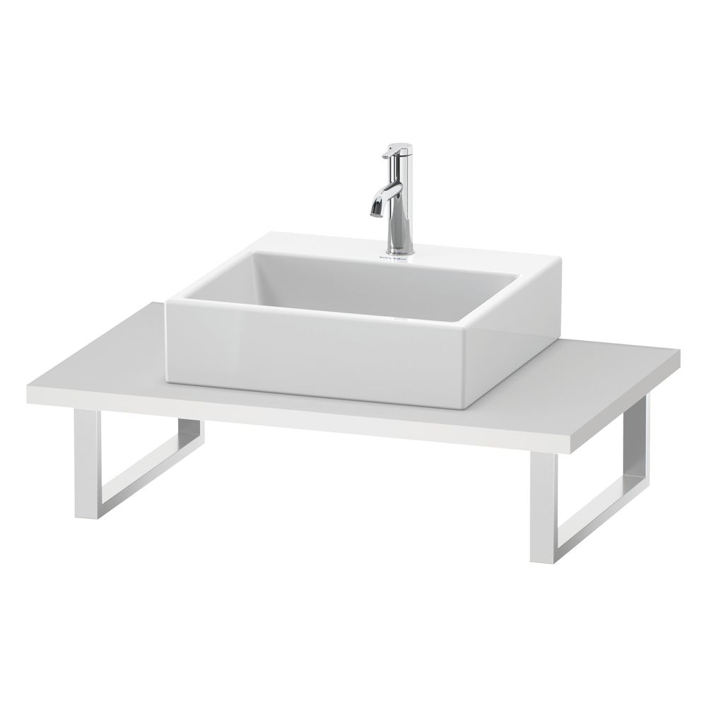 Duravit L-Cube Konsole variabel 550x800-2000x30mm, Mattweiß, ohne Konsolenträger, ... DURAVIT-LC106C01818 4053424925042 (Abb. 4)