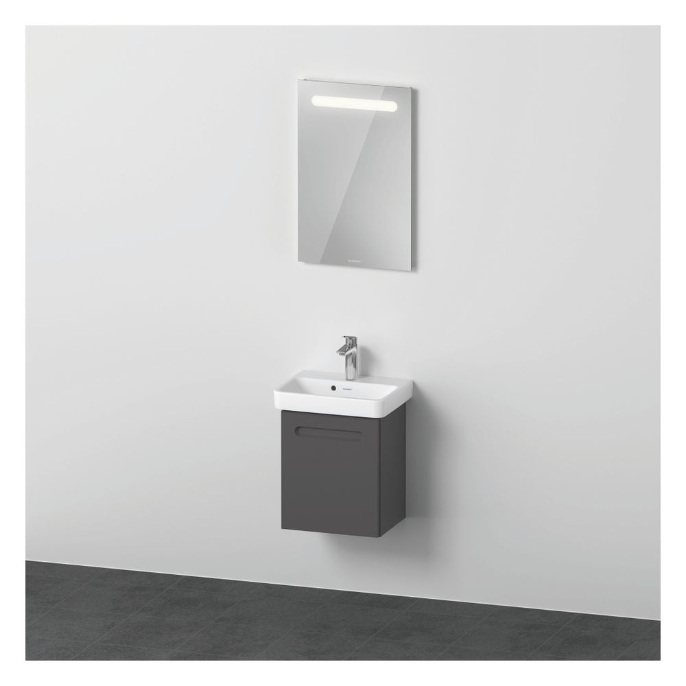 Duravit No.1 Möbel-Set, Möbelwaschtisch, Waschtischunterbau, Spiegel 350x450x2... DURAVIT-N10150L49490000 4063382807212 (Abb. 5)