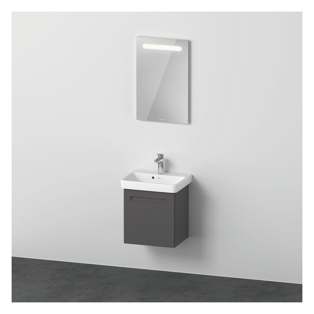 Duravit No.1 Möbel-Set, Möbelwaschtisch, Waschtischunterbau, Spiegel 390x500x2... DURAVIT-N10151L49490000 4063382807250 (Abb. 5)
