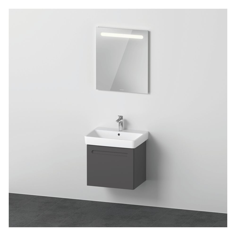 Duravit No.1 Möbel-Set, Möbelwaschtisch, Waschtischunterbau, Spiegel 450x600x2... DURAVIT-N10164049490000 4063382807595 (Abb. 5)
