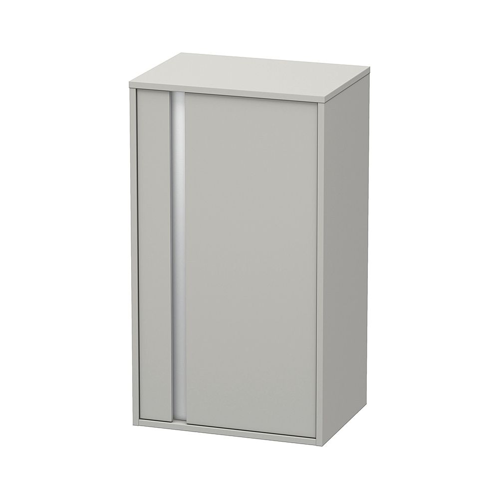 Duravit Ketho Halbhochschrank Dekor 360x500x880mm, Betongrau Matt, 1 Tür R, 2 Glas... DURAVIT-KT1266R0707 4053424636252 (Abb. 1)