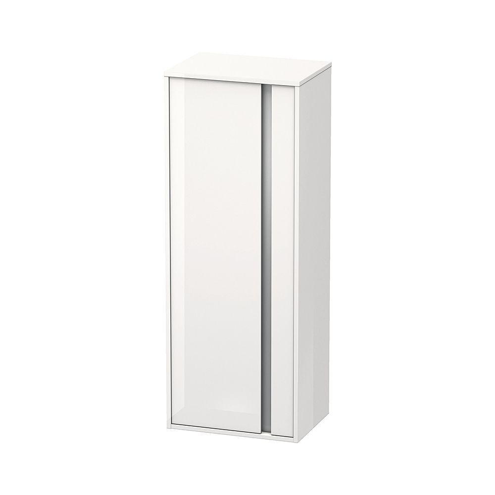 Duravit Ketho Halbhochschrank Dekor 360x500x1320mm Weiß HG, 1 Tür L, Griffleiste S... DURAVIT-KT1267L2222 4053424229898 (Abb. 1)