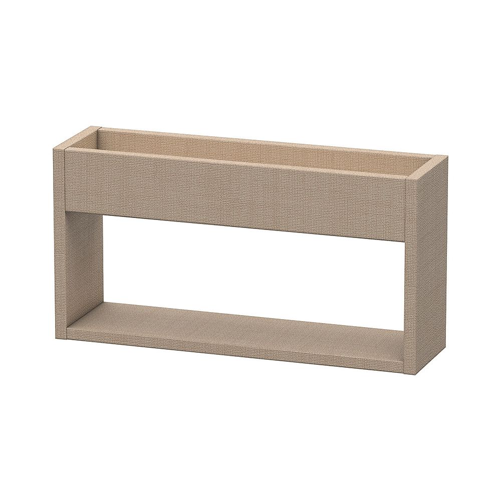 Duravit Ketho Wandregal 135x500x240mm, Leinen, 1 offener Fächer, wandhäng. mit Bef... DURAVIT-KT253707575 4053424636566 (Abb. 1)