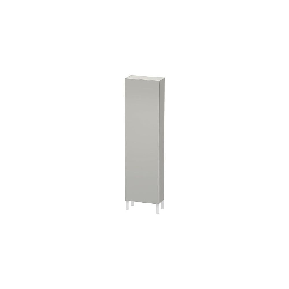 Duravit L-Cube Hochschrank Dekor 243x500x1760mm, Betongrau Matt, 1 Tür L, Grifflos... DURAVIT-LC1171L0707 4053424642536 (Abb. 1)