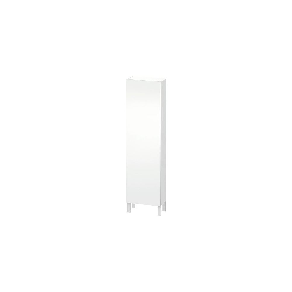 Duravit L-Cube Hochschrank Dekor 243x500x1760mm, Mattweiß, 1 Tür L, Grifflos, 4 Gl... DURAVIT-LC1171L1818 4053424306131 (Abb. 2)