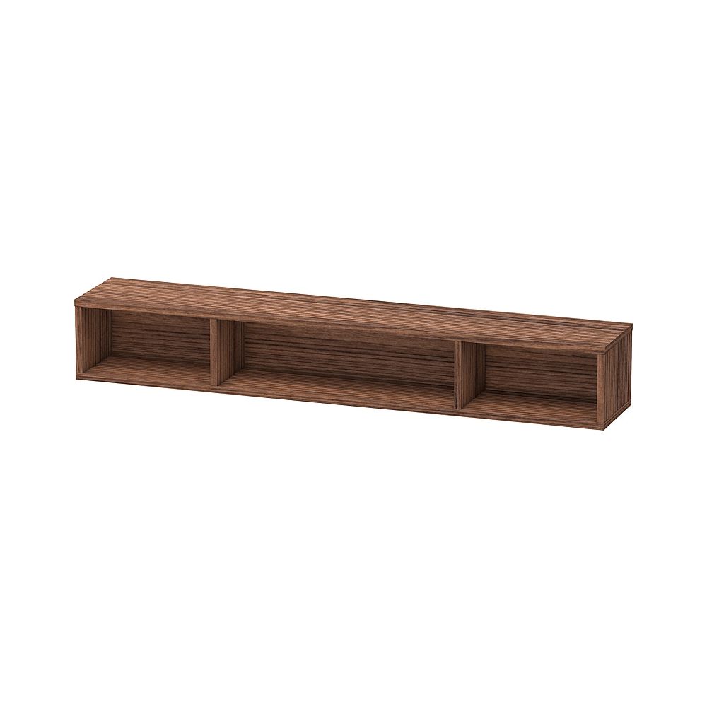 Duravit L-Cube Regalelement Wandmontage 140x800x120mm, Nusb.dunkel, 3 oF, mit Befe... DURAVIT-LC120002121 4053424643236 (Abb. 1)