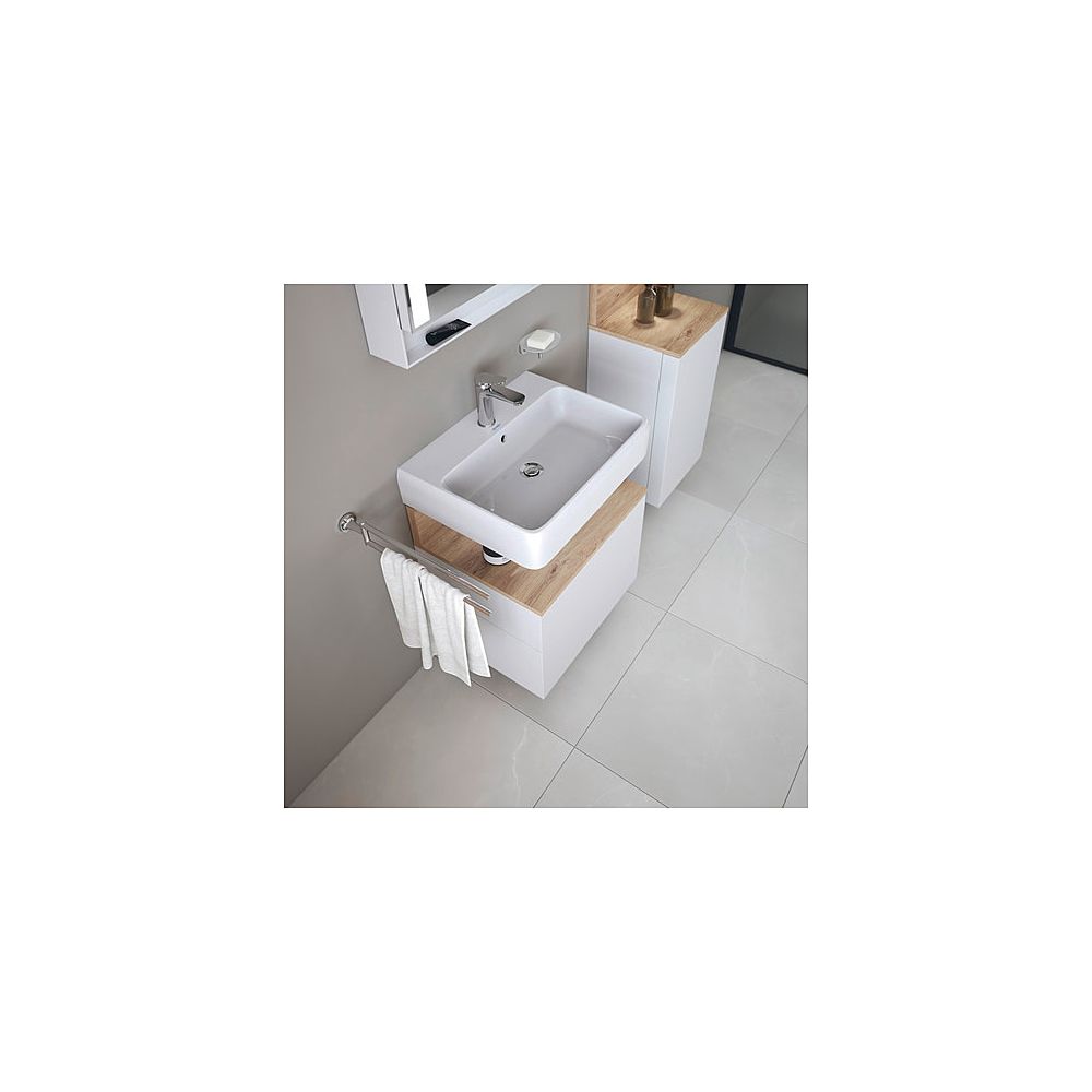 Duravit Wave Einhebel-Waschtischmischer M, Chrom, 5l/min, Hebelgriff, Ausladung 1... DURAVIT-WA1020002010 4067116105261 (Abb. 1)