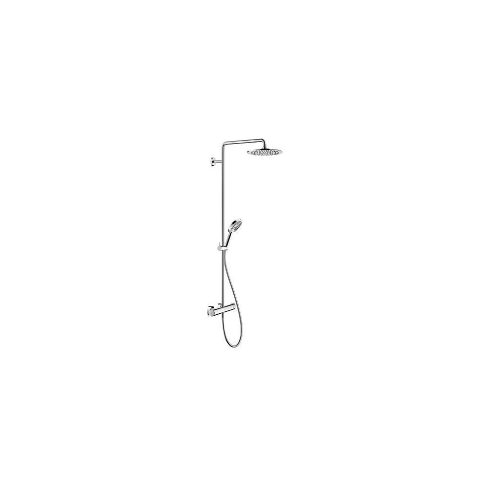 Duravit C.1 Duschsystem, Chrom, Thermostat, Kopfbrause 230mm, 12l/min, höhenverst... DURAVIT-C14280008010 4053424455280 (Abb. 2)