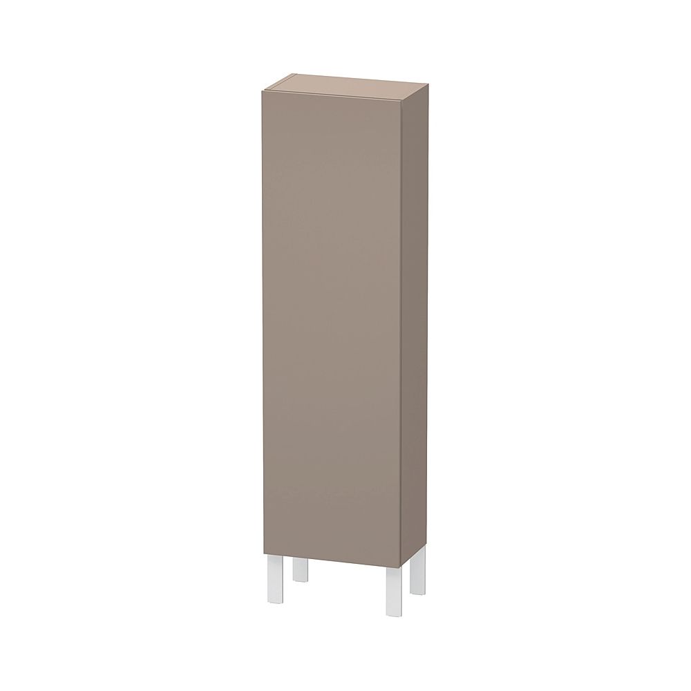 Duravit L-Cube Halbhochschrank Dekor 243x400x1320mm Basalt Matt, 1 Tür R, 3 Glas-F... DURAVIT-LC1168R4343 4053424303925 (Abb. 1)